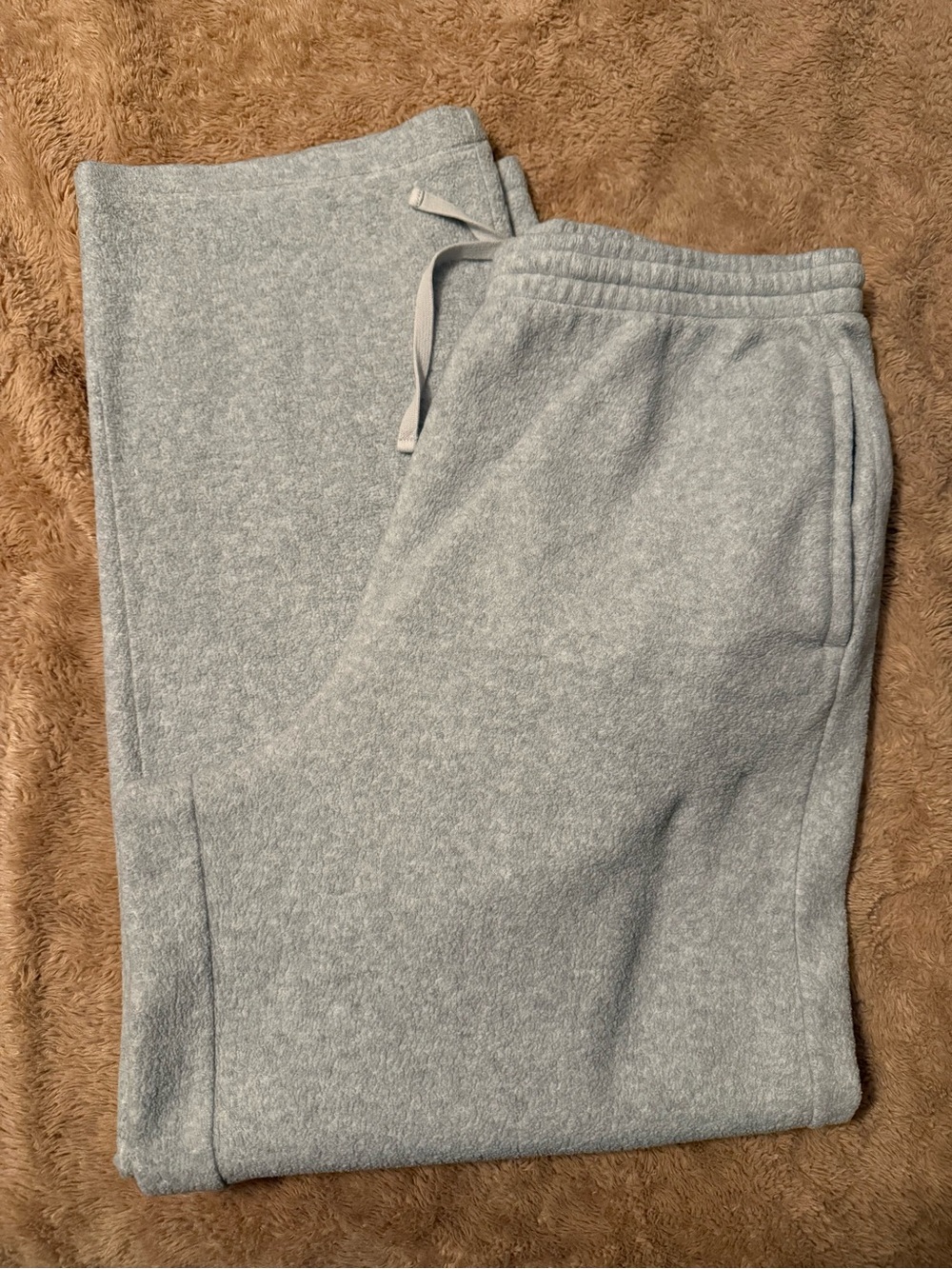 SKIMS Heather Light Gray Sweatpants